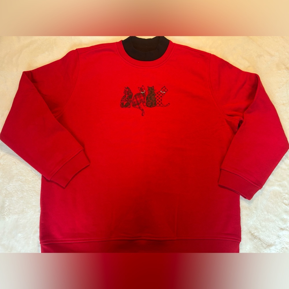 Red Northern Reflections Sweater